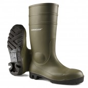 Dunlop Green PVC Safety Wellington Boot - Various Sizes
