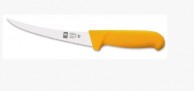 Boning Knife 5" Curved Blade with Yellow Handle