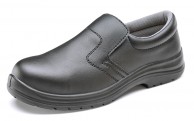Black Microfibre Slip on Shoe - Various Sizes