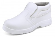 White Micro Fibre Slip-on Safety Boot - Various Sizes