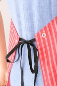 Red Striped Butchers Apron 54" Long