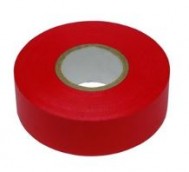 Red PVC Apron Tape - 100m Length
