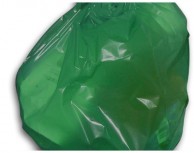 Green Flat Packed Waste Bag