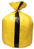 Tiger Stripe Yellow Clinical Waste Bag  - Extra Heavy Duty