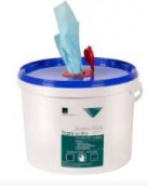Blue Polyprop Sanisafe 3 Bucket Wipes