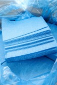 Quarterfolded Cleaning Cloth, Blue Diamond