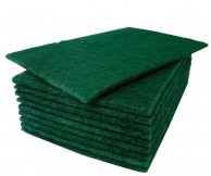 Green Scourers (9" x 6") 23 x 15cm (10/Pack)