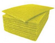 Yellow Scourers - pack of 10