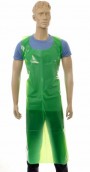 100 Micron Green Disposable Apron 142cm - Flat packed