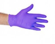 Powder Free Purple Nitrile Gloves - Various Sizes