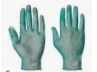 Powder Free Green Vinyl Gloves - Various Sizes