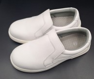 White Microfibre Slip on Safety Shoe S2 - Various Sizes