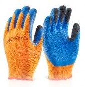 Latex Thermo-Star F-Dip Orange Gloves - Various Sizes