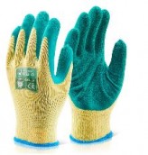Multipurpose Green Latex Palm Coated Glove - Various Sizes