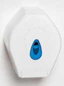 Modular 8" Mini  Jumbo Toilet Roll Dispenser, White