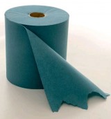 1 Ply Blue Towel Roll - 200m Roll