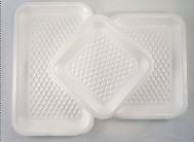 White Polystyrene Trays - 133 x 133 x 20mm