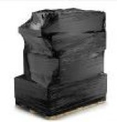 Black Pallet Wrap With Extended Cardboard Core - 400 x 300 x 14mu