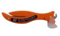 Orange Handled Fish Safety Knife 200 Series