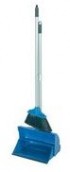 10" Wide Lightweight Lobby Dustpan and Brush Set - Various Colours