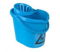 12Ltr Plastic Mop Bucket & Rose - Various Colours