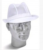 White Trilby Hat - Various Sizes