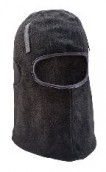 Black Lined Thinsulate Balaclava with Hook and Loop