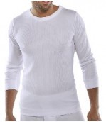 White Long Sleeve Thermal Vest - Various Sizes
