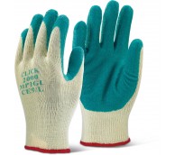 Multipurpose Green Latex Palm Coated Glove - Various Sizes