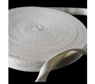 White Cotton Apron Tape - 48m roll