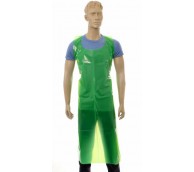 100 Micron Green Disposable Apron 142cm - Flat packed