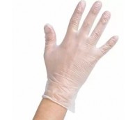 Powder Free Clear Vinyl Gloves - Various Sizes