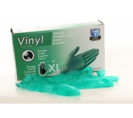 Green Vinyl Gloves - Various Sizes