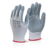 Nitrile Foam Nylon Gloves - Various Sizes