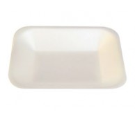 18D White Polystyrene Trays - 265 x 189 x 20mm