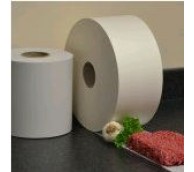 Mince Reels Long Pure Bleached Greaseproof Paper - 120mm x 1000m